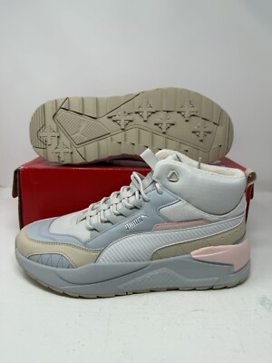 Puma X-Ray Mid L WTR Lace Up White Grey Casual Sneakers 383218-04 Men's Sizes
