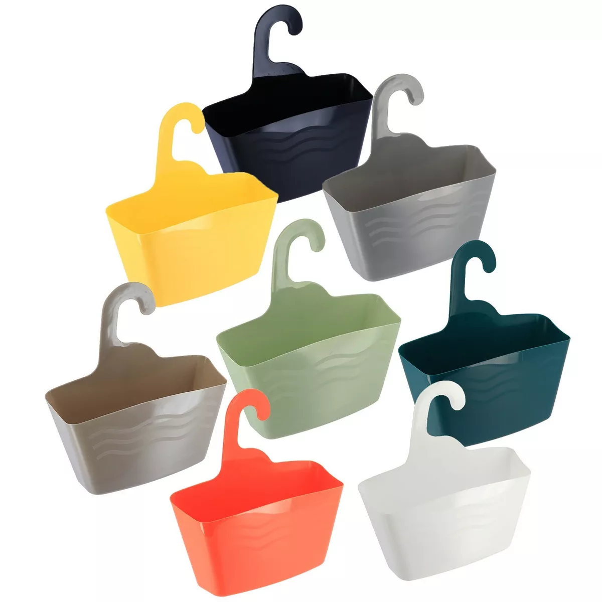 Hanging Shower Caddy Organizer Plastic Basket 