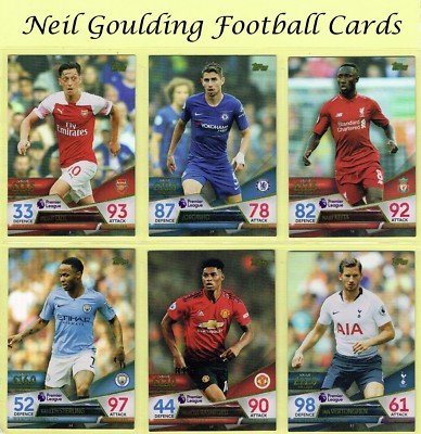 Topps Match Attax Ultimate 2018-19   Premier League   Fußball Karten #1 bis 100