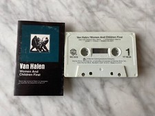 Van Halen Women And Children First CASSETTE Tape 1980 Warner W5 3415 Sammy Hagar
