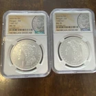 "1881-CC" & “1880-CC” NGC MS-70 2023 FIJI Morgan Silver Dollars(2) FDI Certified