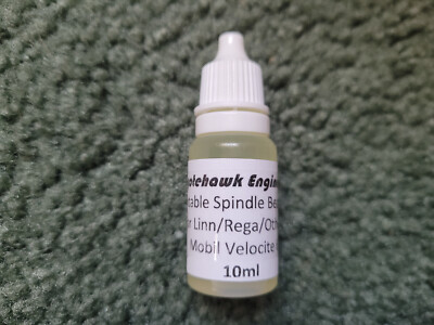 Turntable Spindle Bearing Oil for Linn, Thorens, Garrard, Others
