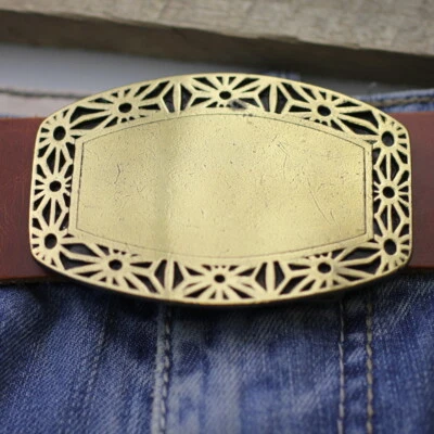 Antik Gold Keltische Gürtelschnalle Wechselschließe für Leder Ledergürtel - Bild 1 von 4