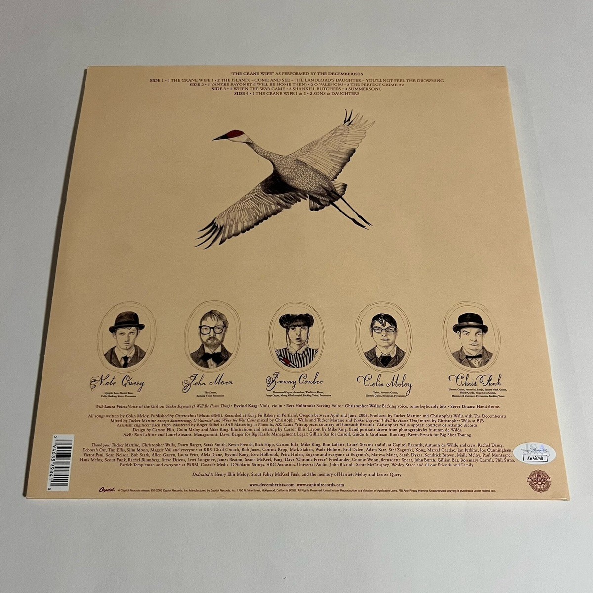 米2LP Decemberists The Crane Wife 539841B Capitol Records /00520 The Decemberists - The Crane Wife - Amazon.com Music