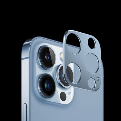 2Pcs Apple iPhone 12/13 Series Metal Titanium Camera Lens Screen Protector Cover