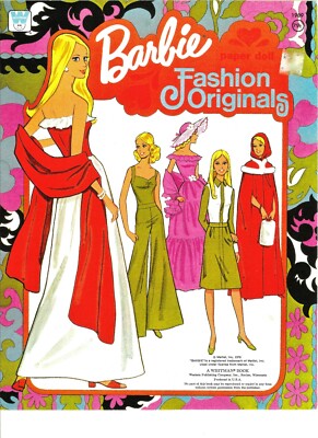 vintage barbie paper dolls
