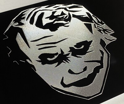 JOKER WHY SO SERIOUS? Engraved Car Tag Diamond Etched Aluminum License Plate