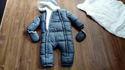 tesco baby snowsuit