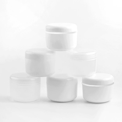 5/20/50/100pcs 200g Plastic Container Bottles Pot Jar Skin Care Cream Cosmetics
