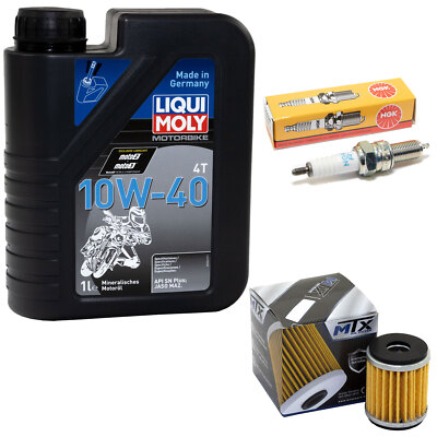 Service Kit Yamaha YZF-R125 Motorrad Öl Luftfilter NGK