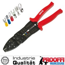 Profi Crimpzange Quetschzange Kabelschuhe Presszange Abisolier Zange 250mm YT