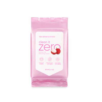 [BANILA CO.] Clean it Zero Lychee Vita Cleansing Tissue - 1pack (30pcs)
