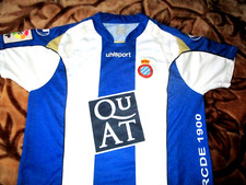 Maillot Espanyol extérieur L/S version joueur 2014-15 - 8/10 - (M