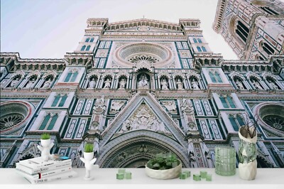3D Italy Santa Maria Del Fiore Self-adhesive Removable Wallpaper Murals Wall
