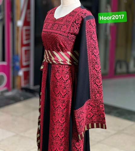 Traditional Palestinian / Jordanian Embroidery Dress Wedding Thoub ثوب تطريز - Picture 9 of 9