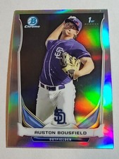 2014 Bowman Chrome Draft Baseball Refractors #CDP127 Auston Bousfield Padres