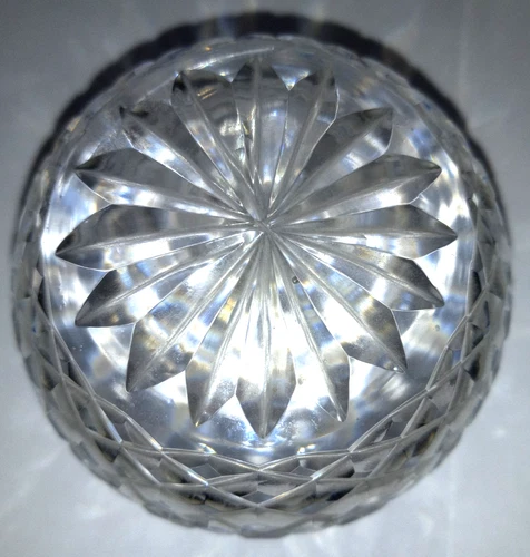 Beautiful Waterford 3.5 Inch Wide Crystal Round Dome Large Paperweight Mint