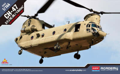 ''Academy 12624 1:144 Boeing CH-47 D/F/J/HC Mk 1 Chinook ''''4 Nationen''''''