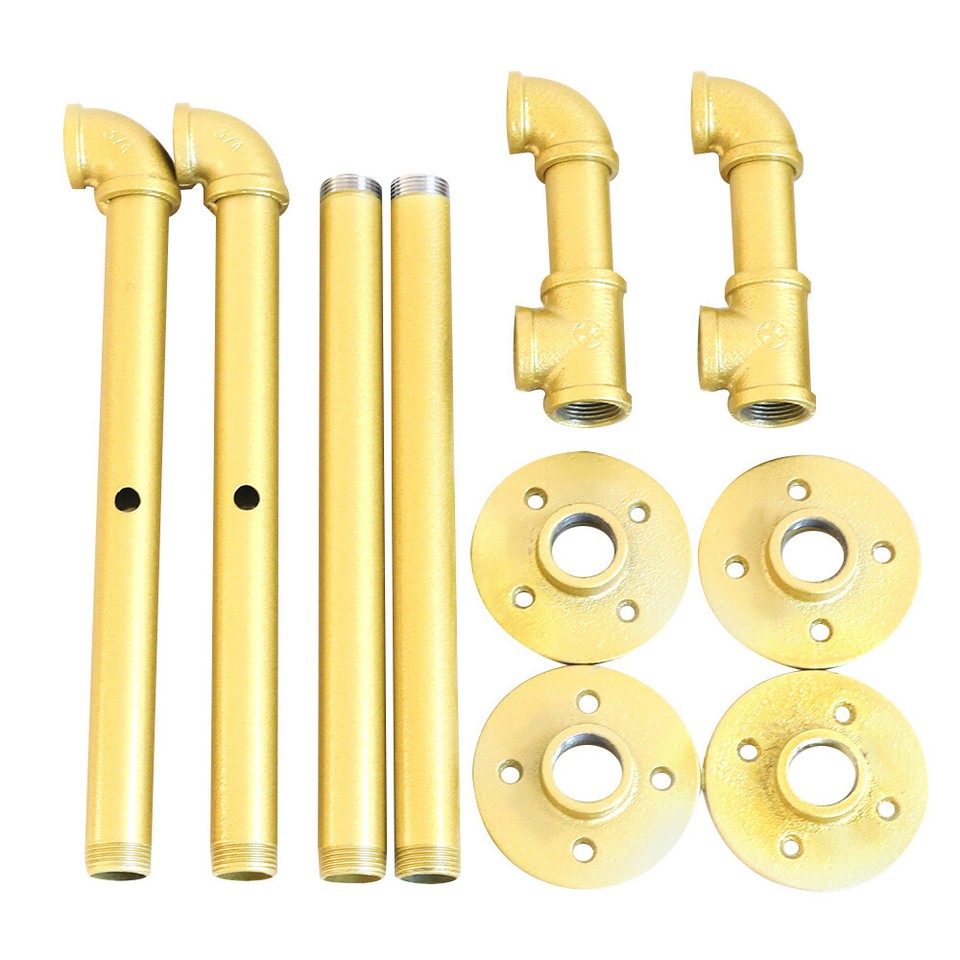 Iron Pipe Wall Rack Clothing Rack Closet Organizer Rack Wall Mounted