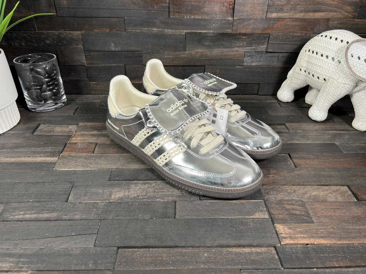 Wales Bonner x Samba 'Silver Metallic Gum' 2023 Adidas IG8181 Size 10