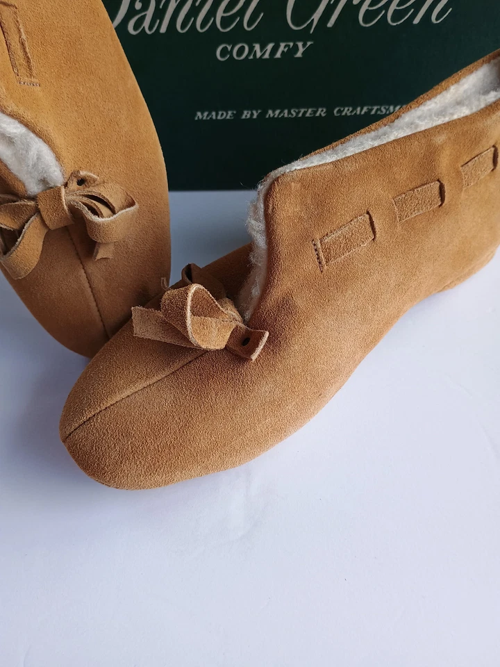 Zapatillas De Colección Daniel Green Shawnee 40651 Gamuza Cuero y Piel ~ Nuevas en Caja ~ Talla 2A65 Foto 3 de 4