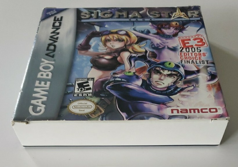 Sigma Star Saga Nintendo Game Boy Advance GBA CIB Complete w