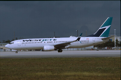 ZRH11  Original aircraft slide/Dia  Westjet B737 C-GWSX