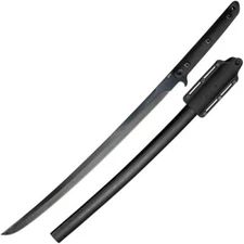 APOC Survival Wakizashi 18.50" 9260 Steel Blade G10 Handle Fiberglass Scabbard