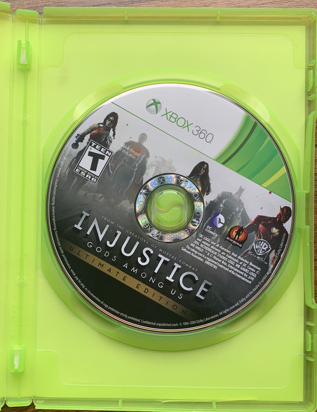 Injustice: Gods Among Us - Ultimate Edition - Xbox 360 Game - Tested And  Works 883929322916