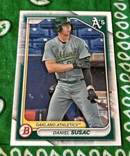 2024 Bowman Base Prospect #BP-42 Daniel Susac  - Oakland Athletics