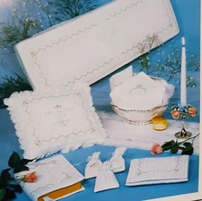 Religious Simply Elegant Hardanger Cross Stitch Pattern Booklet 11 1987 Bible 