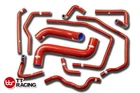 FOR SUBARU IMPREZA WRX/STI GDA/GDB/GGA/GGB EJ205 SILICONE HOSE Kit 01-06 Red