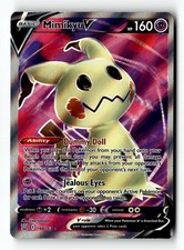 Pokemon Card Mimikyu V (Full Art) Holo LP SWSH05: Battle Styles 148/163