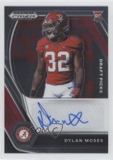2021 Panini Prizm Draft Picks Draft Picks Auto Dylan Moses #DPA-DMO Auto 0s1n