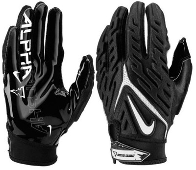 Nike Youth Superbad 6.0 Football Gloves, Black/White, Small - New - FLASH SALE