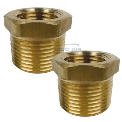#ad 2 PC 3 4quot; Male x 1 2quot; Female Hex Reducer Bushing Adapter Pipe Reducing Fitting $10.95