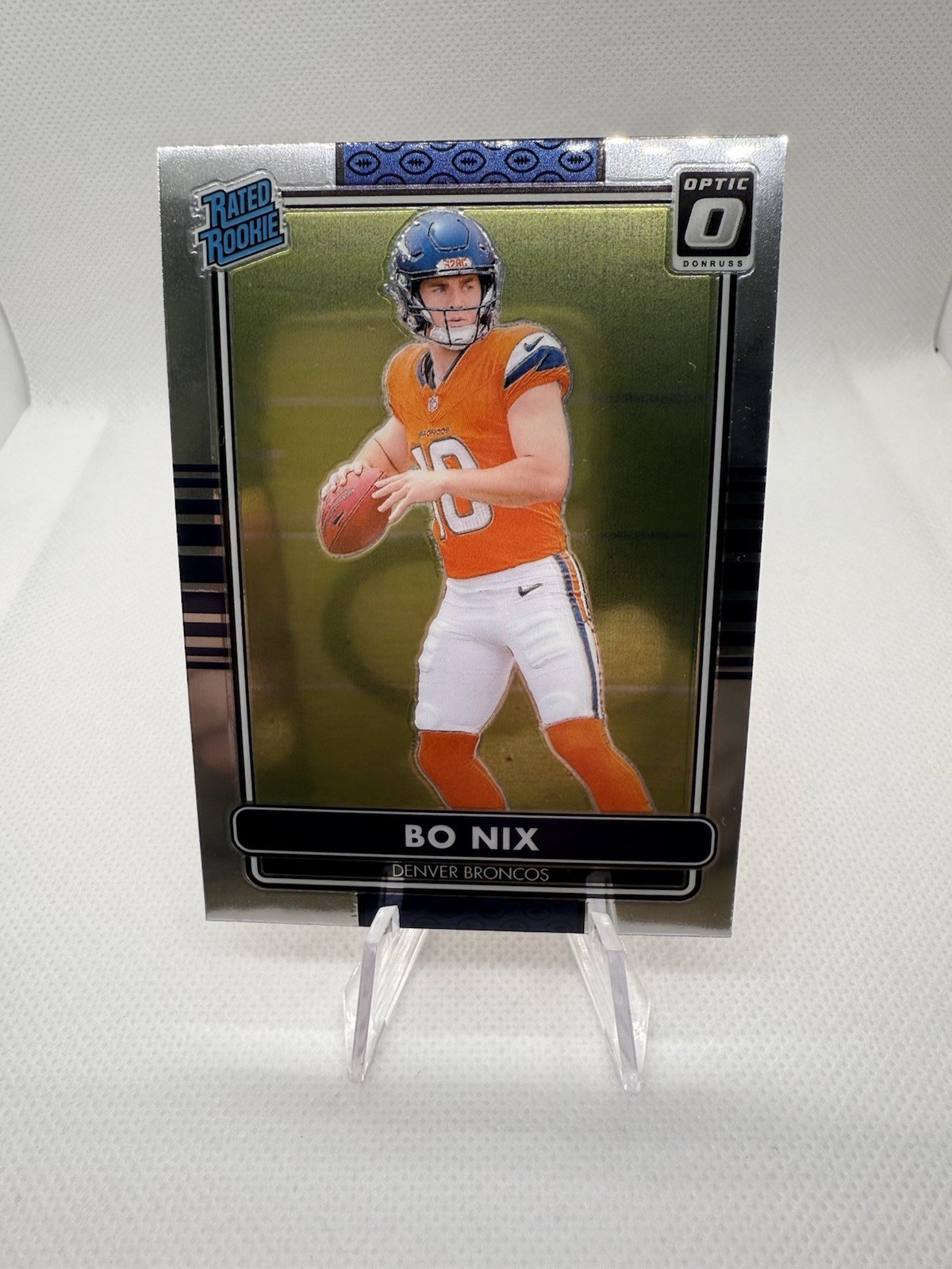 Bo Nix RC 2024 Panini Donruss Optic - 2014 Retro Series #6 (RC)