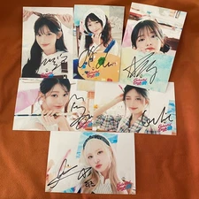 IVE Colorful Days Autographed Signed Photo K-POP Collectibles 4*6 INCHES 2024