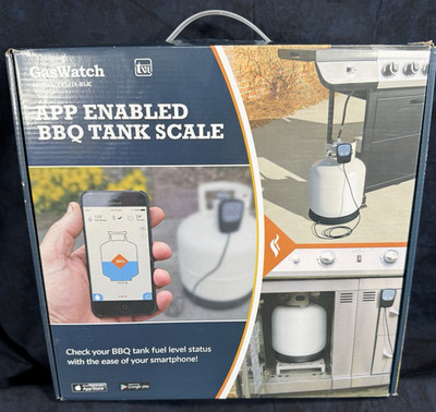 Gas Watch APP Enabled BBQ Propane Tank Scale  (TVL218-BLK)
