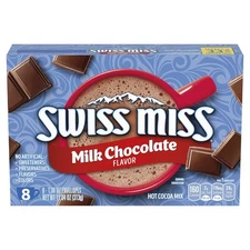Swiss Miss Milk Chocolate Flavored Hot Cocoa Mix, 1.38 oz., 8-Count (12 Boxes)