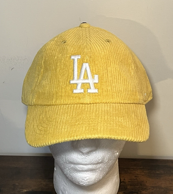 47 Clean Up Los Angeles Dodgers Maize Yellow Corduroy Adjustable
