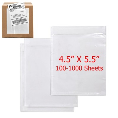 1000 4.5x5.5  Packing List Envelopes Invoice Enclosed Slip Pouches Self Adhesive