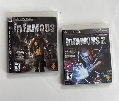 PS3 inFamous Bundle: 1 & 2 (Sony PlayStation 3) PS3 Complete With Manuals CIB