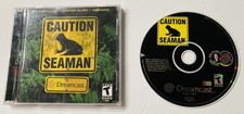 Caution Seaman Sega Dreamcast - 2000 - Rare Collectible Unique Game 