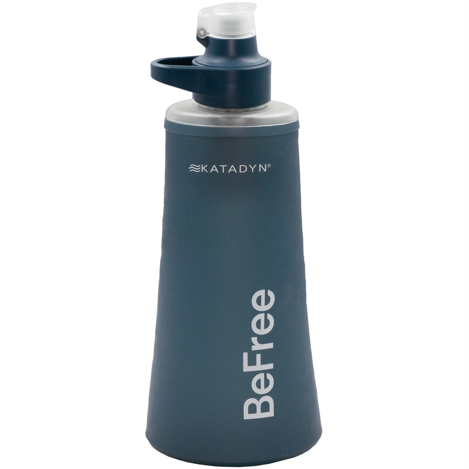Botella de filtro de agua Katadyn BeFree AC 1 L con carbón activado azul