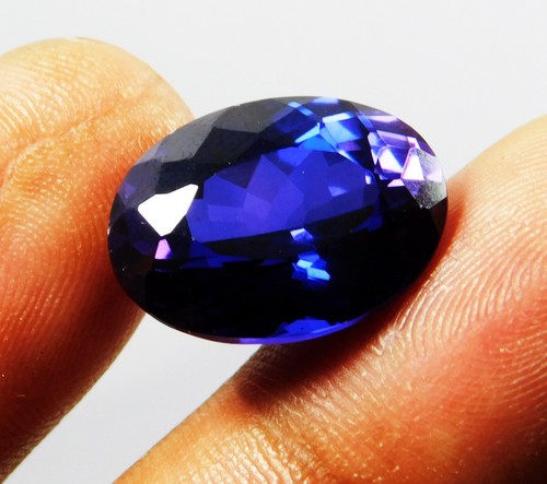 Zaffiro Ceylon Blu 17,00 Ct Naturale AAA+ Taglio Ovale Pietra Preziosa Sciolta Certificata - Foto 5 di 6