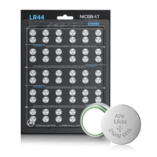 LR44 Batteries 60-Pack, AG13 Alkaline 1.5V Coin Cell Button Battery