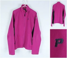 Womens Jacket Large Size US 10 Pink PEAK PERFORMANCE Activewear Track Jacket
