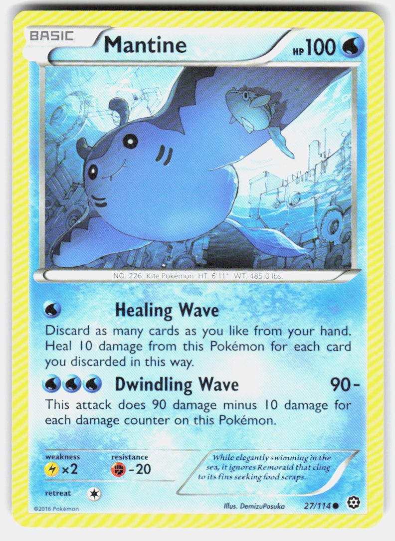Mantine XY - Steam Siege #27/114 LP