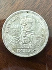 1958 Canada Silver Dollar Totem Pole British Colombia #10